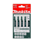 Набор пилок для лобзика по металлу Makita В-23 T118B 76мм 5шт