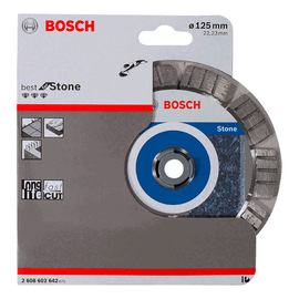 Диск алмазный по камню Bosch Best for Stone 125х22.2мм (642) — Фото 1