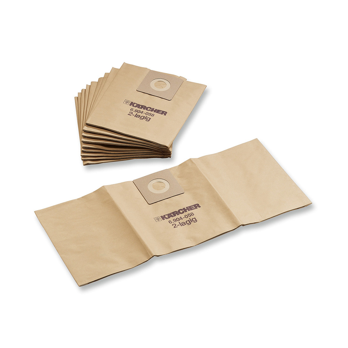 Мешок-пылесборник бумажный Karcher для серии NT 5шт — Фото 1