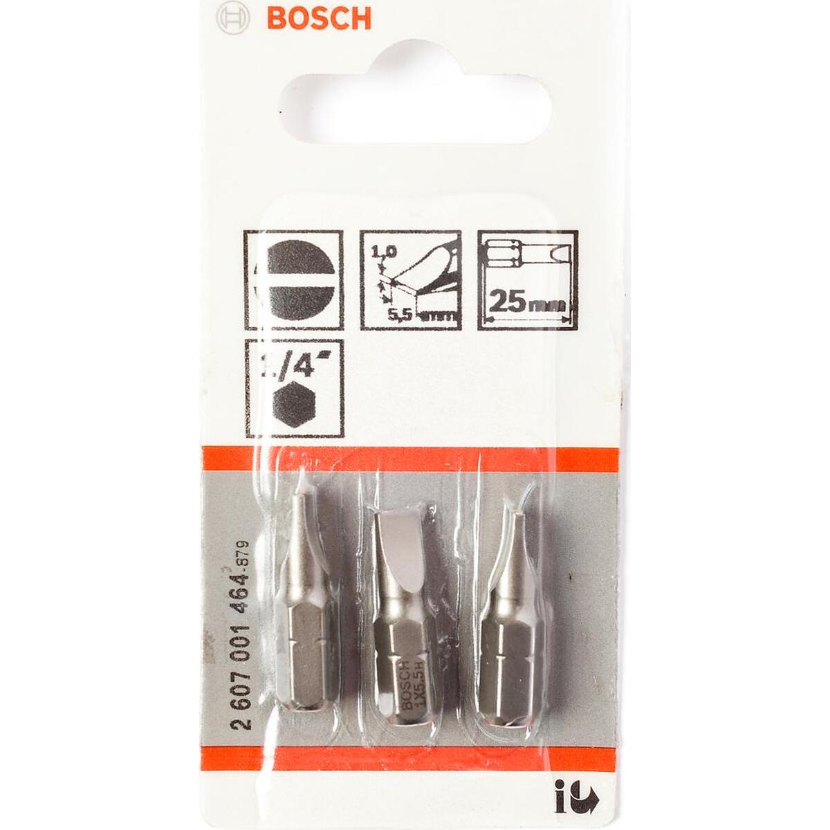 Набор бит Bosch S1х5.5х25мм 3шт (464) — Фото 1