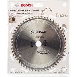 Диск пильный по алюминию Bosch ECO 190х20мм 54T (390)