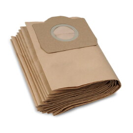 Мешок-пылесборник бумажный Karcher для WD 3 brown 5шт — Фото 1