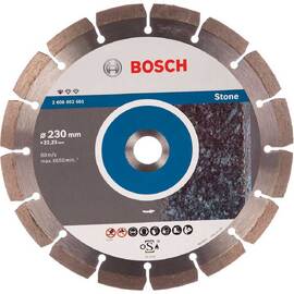 Диск алмазный по камню Professional for Stone Bosch 230х22.2мм (601) — Фото 1