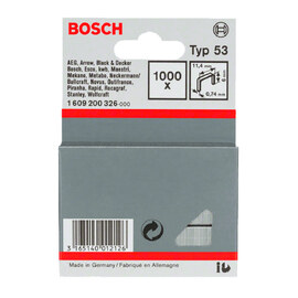 Скобы для степлера Bosch T53/6 1000шт (326) — Фото 1