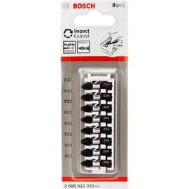 Набор бит Bosch PZ2х25мм ударные 8шт (325)