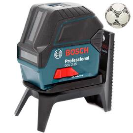 Лазерный уровень Bosch GCL 2-15 + футбольный мяч Adidas — Фото 1