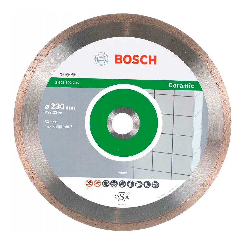 Диск алмазный по керамике Bosch Standard for Ceramic 230х22.2мм (205) — Фото 1
