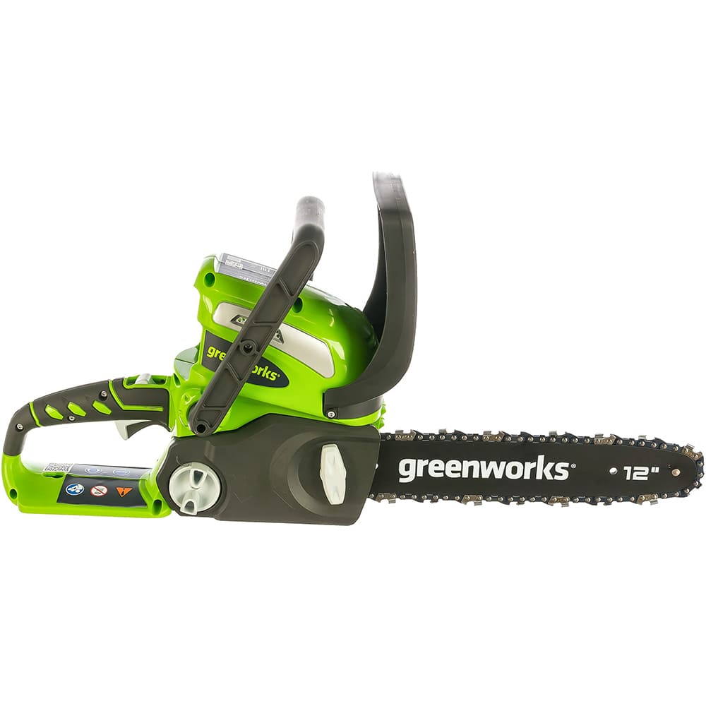 Аккумуляторная цепная пила Greenworks G40CS30 АКБ G-MAX (без акк, без з/у) — Фото 5